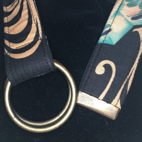 Japanese Handcrafted Quilted Fabric Belt - Picture 2 of 8